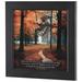 Ebern Designs Husnah - Single Picture Frame Print on Glass in Black/Orange | 15 H x 15 W x 0.75 D in | Wayfair 75681D3FD1304C5E906D2427D1032359