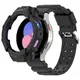 Coque et bracelet en silicone pour Samsung Galaxy Watch bracelet sans espace coque de protection