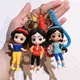 Porte-Clés de Collection Princesse Disney Breloque Bijoux Pendentif Blanche Neige Reine des