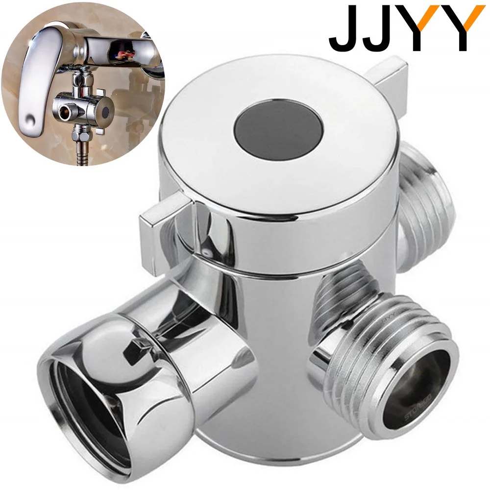 Adaptateur de robinet avec interrupteur à 3 voies, séparateur d'évier de cuisine, Valve de dérivation, connecteur de robinet d'eau pour toilettes, Bidet, douche, salle de bains, cuisine