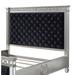 Rosdorf Park Kesean Velvet Headboard Upholstered/Velvet in Blue | 84 W in | Wayfair 85FFD9DDC4314213A2CDFA5C7C451BA9