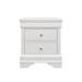 House of Hampton® Jarriah Nightstand Wood/Metal in White | 24 H x 22 W x 16 D in | Wayfair 3E5B609944694585B42A75E128D831CB