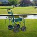 Weimang Steel Hose Reel Cart Metal in Green | 39.4 H x 38.2 W x 20.9 D in | Wayfair 328048759408