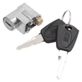 1 Set blocco accensione batteria pacco di sicurezza blocco scatola con 2 chiavi adatto per lucchetto bici elettrica moto blocco antifurto blocco batteria