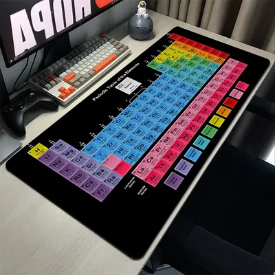 Mauspad Gamer benutzer definierte HD Home Maus Matte Gummi Mauspads Perioden system der Elemente Gamer Teppich Laptop Soft Office Mäuse Pad