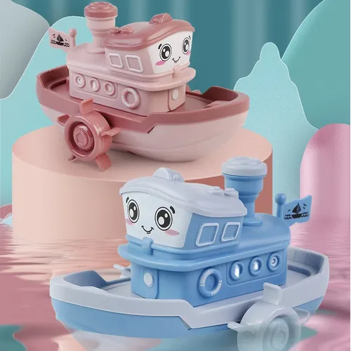 Baby Bad Spielzeug niedlichen Cartoon Schiff Boot Uhrwerk Spielzeug Aufzieh spielzeug Kinder