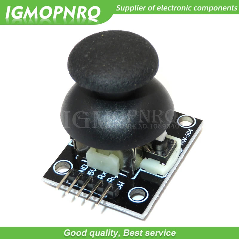 5 stücke 5pin dual-axis xy joystick modul für ps2 joystick steuer hebel sensor game controller hebels ensor für arduino diy kit Image