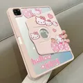 Cartoon Sanrio Hello Kittys IPad Air5 Case Kawaii Anime 2022 10.9in Cute Mini6 Fold trasparente 7 8