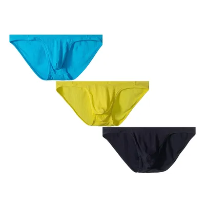 CMENIN ADANNU 3Pcs U Pouch Briefs Männer Unterwäsche Komfort Hohe Schnell Suspensorium Mann Image