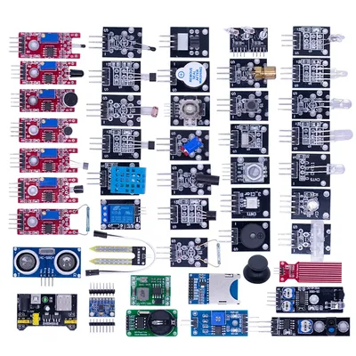Für Arduino 45 Arten von Sensoren Digitale Temperatur Luftfeuchtigkeit RGB LED Boden Summer Sound Ultraschall Sensor Modul UNO R3 MEGA2560 Image