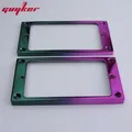 1 Set di anelli di montaggio per Pickup colorati per Pickup Humbucker cornice di copertura Flat Top Set di ricambio per chitarra elettrica o basso