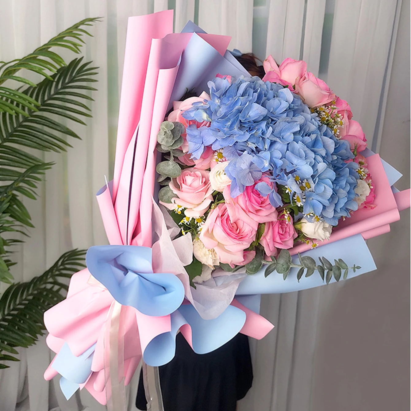 10 Stück wasserdichtes zweifarbiges Oya-Papier Geschenk blumen papier Image