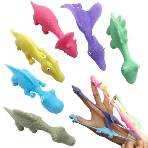 Neuheit kreative Schleuder Dinosaurier Spielzeug Spaß knifflige Schleuder Ziel Dinosaurier