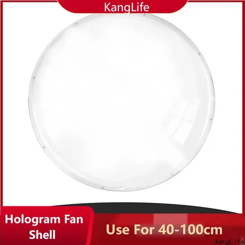 3D Fan Hologramm Projektor Schutz Abdeckung 42-100cm Hologramm Projektor Licht Werbung Display Shell