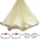 5*2 8 m Luft Seide Set Yoga Schaukel Hängematte Ausrüstung Anti-Schwerkraft Inversion Gürtel für GYM