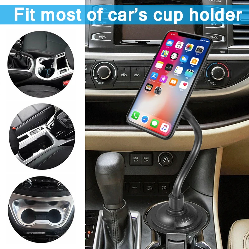 Universal Auto Telefon Ständer Tasse Halter Stehen Trinken Flasche Halterung Unterstützung Smartphone Handy Zubehör Halter Unterstützung