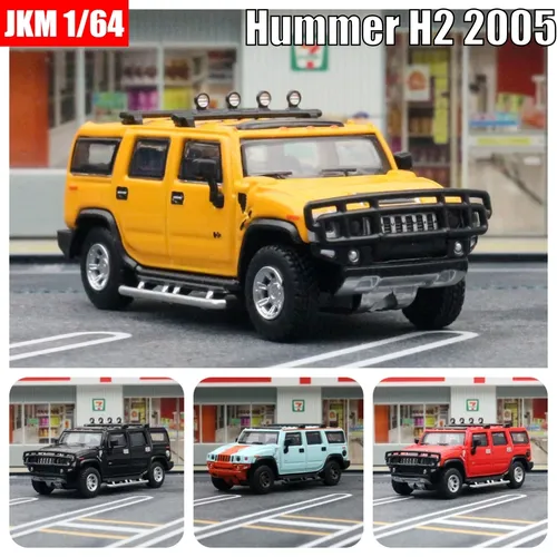 1:64 Hummer h2 Miniatur modell jkm 1/64 Premium SUV Sport Spielzeug auto Geländewagen Freilauf