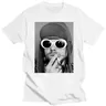 T-Shirt da fumo Kurt Black Nirana Dae Cobain Grohl Grunge Punk maschio Best seller Kawaii
