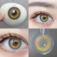 Eye share Farb kontaktlinsen für Augen 1 Paar neue blaue Kontaktlinsen braune Augenkontakt linsen