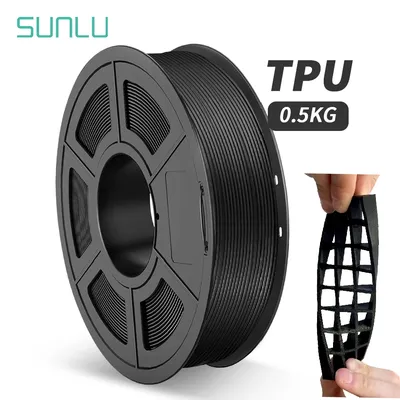 Sunlu 95a tpu Filament 3D-Druck 1 75mm 0 5 kg gute Flexibilität ungiftig gute Alterung beständigkeit