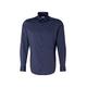 Seidensticker Men's Slim Fit Langarm Kragen Hemd Shirt, Blau, 41