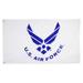 Trendy Zone 21 US Air Force Flag 3x5 Ft USAF Flags for Outdoor Indoor Officially licensed Product Heavy Duty Durable Brass Grommets for Outdoor Flying & Indoor Decor-Show Your Pride of the US