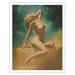 Marilyn Monroe - Lady in the Light - Vintage Pin Up Girl Poster by Earl Moran c.1946 - Fine Art Matte Paper Print (Unframed) 11x14in