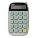 Waroomhouse Calculator with 10-digit Display Anti-slip Bottom Calculator Desktop Calculator Battery Operated 10 Digits Square Buttons Lcd Display Portable Student