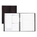 NotePro Undated Daily Planner Black 200 Pages 10 3/4 x 8-1/2 Inches