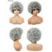 Apmemiss Living Room Decor Clearance Short Black Wig Synthetic Heat-fiber Wig Elastic Wig Fashionable Female Wig Home Decor Aesthetic