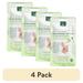 (4 pack) Earth Therapeutics Soft & Smooth Gentle Peeling Foot Mask 1 Mask