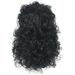 Alaparte Fashion Man Black Long Cruly Men s Wig Handsome Cool Wig Synthetic