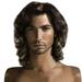 Skpblutn Human Hair Wig Color Cool Handsome Wigs Men s Fashion Short Chocolate Hair Natural Wig wig Headband Wigs Brown