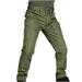 Honeeladyy Mens Outdoor Tactical Pants Rip Stop Lightweight Waterproof Military Combat Cargo Work Hiking Pants Birthday Gift for Son Army Green XXL
