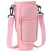 Water Bottle Carrier Bag with Pouch iMounTEK Water Bottle Holder with Strap Pouch and Handle 30/40 Oz Crossbody Water Bottle Case Cover Pouch Pink