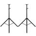 CAIHONG Speaker Stands Pair Heavy Duty Speaker Tripod Stand Adjustable Height from 40.6 to 71.7 Inch Universal Speaker Stand 35 MM Compatible Insert on Stage Speaker Stands