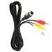 Leadrop 9 Pins AV Cable Composite Stereo Video Audio Cord Lead for Genesis/MD 2 3