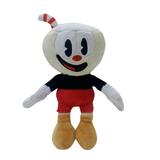 Guvpev Mugman Plush Toy - 8.6â€� Cuphead Plush Doll Funny Mugman Stuffed Plushies for Collectors and Gamers