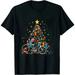 Bicycle Christmas Tree Funny Santa Bicycle Lover Biker Gifts T-Shirt