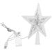 1 Pc Tree Topper Star Five-pointed Star Night Light without Battery (White)
