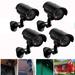 YouLoveIt 1/2/4 PCS Dummy CCTV Surveillance Camera Fake Surveillance System with Realistic Red Flashing Lights and Warning Sticker Indoor Outdoor