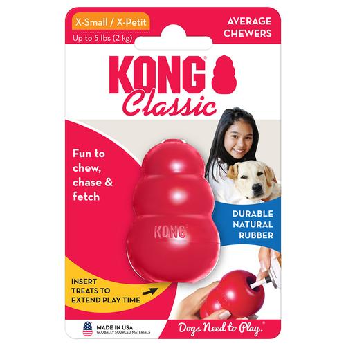 2 Stück KONG Classic Größe XS Hundespielzeug