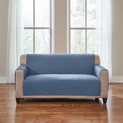 BH Studio Pet Loveseat Cover by BH Studio in Blue Smoke Dark Gray