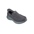 Extra Wide Width Men's Skechers® Casual GO WALK® Flex Slip-Ins by Skechers in Grey (Size 10 WW)