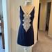 Lilly Pulitzer Dresses | Midnight Blue Lilly Pulitzer Cocktail Dress Size 4 | Color: Blue | Size: 4