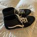 Vans Shoes | Men’s Vans High Top Size 12 Worn A Handful Of Times. | Color: Black/White | Size: 12