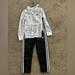 Adidas Matching Sets | Adidas Toddler Hoodie Set Size 6 | Color: Black/White | Size: 6b