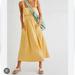 Free People Dresses | Free People Felicity Maxi Dress Nwot With Pockets Size Xl | Color: Gold/Yellow | Size: Xl