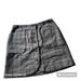 Madewell Skirts | Madewell Women Wool Button Front Mini Skirt Windowpane Tulip Hem Gray Size 2 | Color: Gray | Size: 2