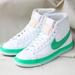 Nike Shoes | New Womens Nike Blazer Mid '77 Barely Green White Sneaker Shoes Premium | Color: Green/White | Size: Various